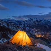 Camp on a Mountain