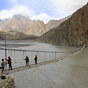 Hussaini Hanging Bridge, Pakistan