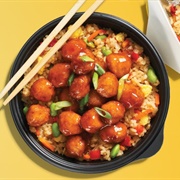 Orange Chicken and Fried Rice