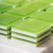 Pandan Coconut Jelly
