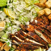 Cajun Chicken Ceasar Salad