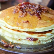 Bacon Buttercream Pancakes