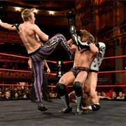 Flash Morgan Webster & Mark Andrews vs. James Drake & Zack Gibson vs. Mark Coffey & Wolfgang