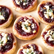 Goat Cheese Cranberry Tart
