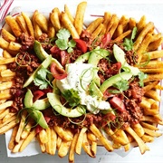Nachos Made With Fries