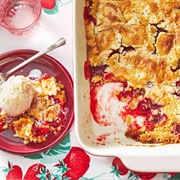 Strawberry Dump Cake