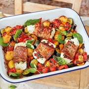 Roasted Ham and Fish