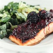 Roasted Blackberry Fish