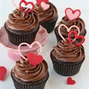 Valentine Heart Cupcakes