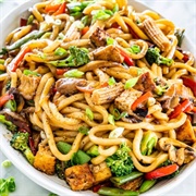 Vegetable & Tofu Udon Noodles