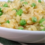 Orzo Peas