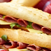 Cheese Salami Baguette