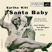 Eartha Kitt With Henri René and His Orchestra, "Santa Baby"