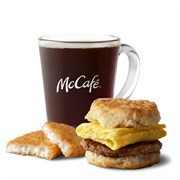 Sausage Biscuit With Egg Meal