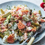 Smoked Salmon Potato Salad