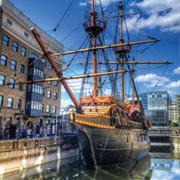 Replica of the Golden Hinde