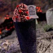 Ube Green Tea Slushy