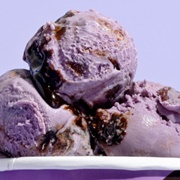 Salted Ube S'mores Boba Ice Cream