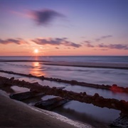 Sometimes Train Tracks of Sunset Beach