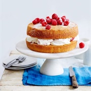 Raspberry Sponge Cake
