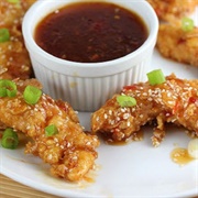 Cranberry Chili Chicken Strips