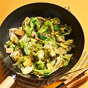 Stir Fried Lettuce