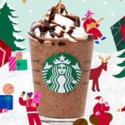 "Love  & Happiness" Dark Mocha Chip Cream Frappuccino