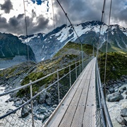 Aoraki Mt Cook Swing Bridges, New Zealand