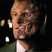 Burning Face on Boiling Chocolate Sauce