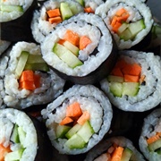 Cucumber and Carrot Maki