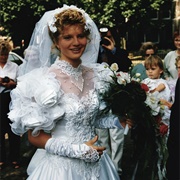 Fingerless Gloves With Wedding Dress