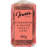Irwin's Cinnamon & Raisin Toasty Loaf
