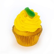 Gummy Pineapple Cupcake