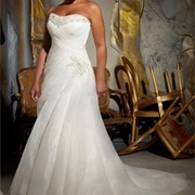 Strapless Wedding Gown