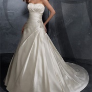 Satin Wedding Dress
