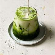 Green Velvet Cream Latte