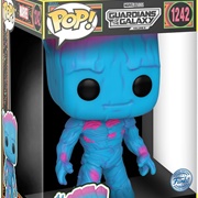 1242: POP! Jumbo Groot (Black Light)