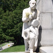 Stone Man of Bowman Family Crypt