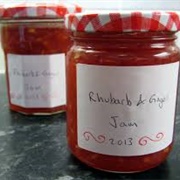 Rhubarb and Ginger Jam