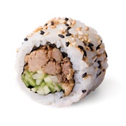 Hoisin Duck and Cucumber California Roll