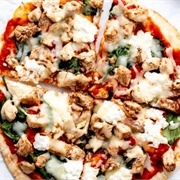 Chicken Spinach Pizza