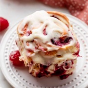 Raspberry Cinnamon Rolls