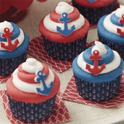Anchor Cookie Cupcake