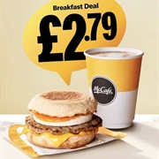 Bacon & Egg McMuffin and Drink