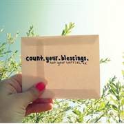 Count Your Blessings