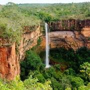 Cachoeira Véu Da Noiva, Chapada Dos Guimarães, Brazil