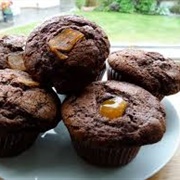 Dark Chocolate & Ginger Muffins