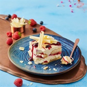 White Chocolate & Raspberry Tiramisu