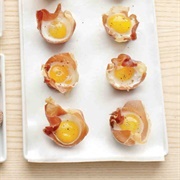 Quail Egg Prosciutto