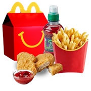 4 Chicken McNuggets Happy Meal